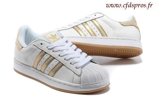 adidas superstar femme or